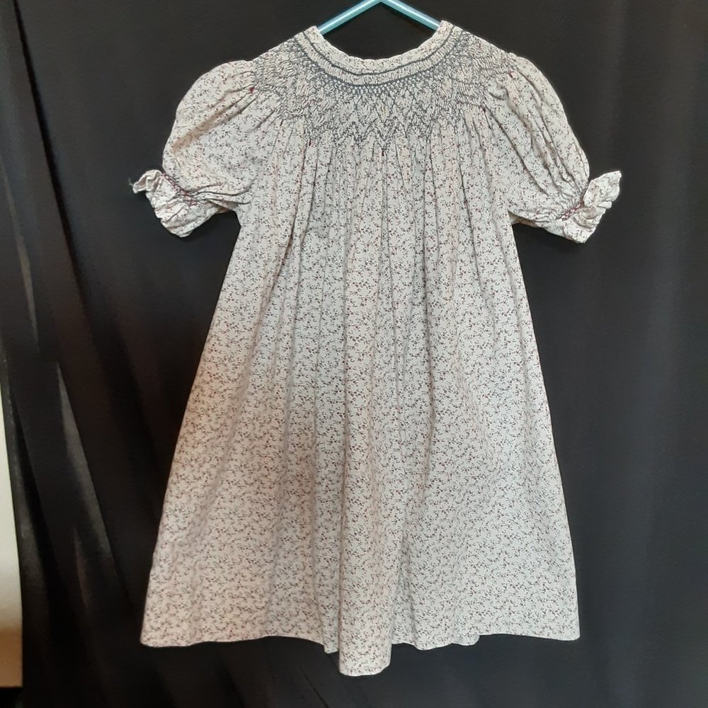 Toddler Girls Bishop Smocked Dress 2T